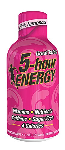 Hour Energy Drink Lemonade Count