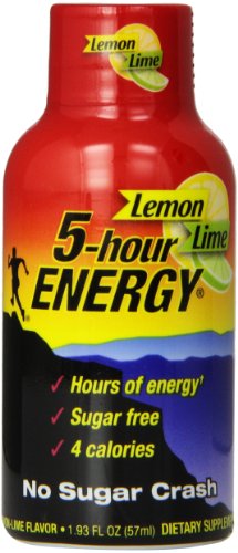 Hour Energyshot Nutritional Bottles Lemon Lime