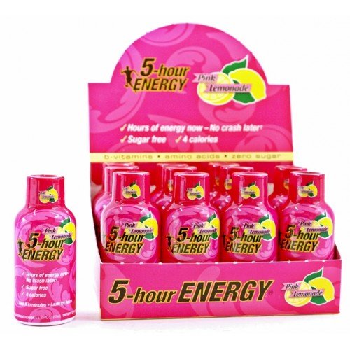 Hour Energy Pink Lemonade Count