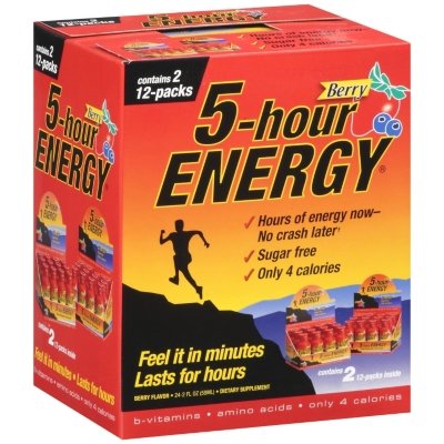 Hour Berry Energy Shots 12pks