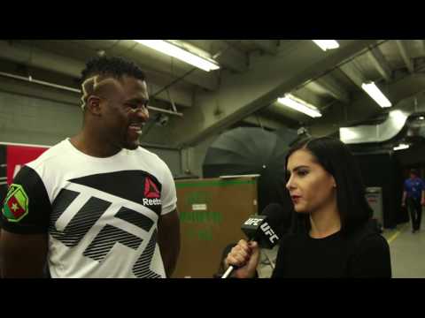 Fight Night Denver: Francis Ngannou Backstage Interview