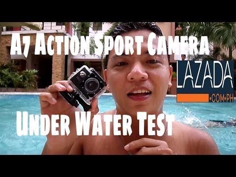 A7 Action Camera Water Test Video Sample Lazada
