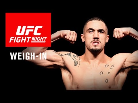 UFC Fight Night Melbourne: Official Weigh-in