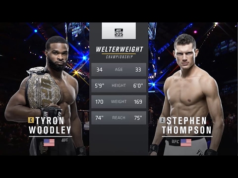 UFC 209 Free Fight: Tyron Woodley vs Stephen Thompson 1