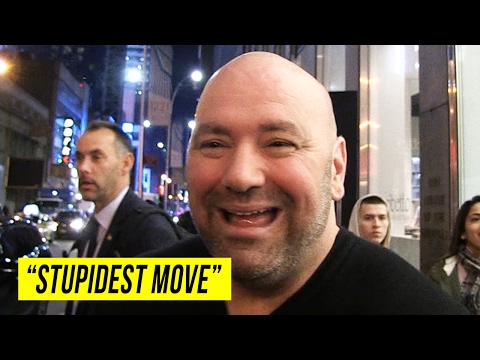 Dana White goes at McGregor Again: Fighting Without UFC is “Stupidest Move”