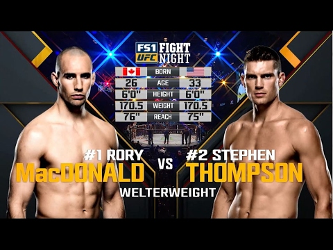 UFC 209 Free Fight: Stephen Thompson vs Rory MacDonald