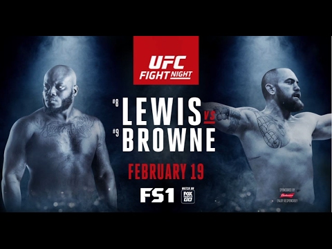 UFC Fight Night: Lewis vs Browne –  Sunday