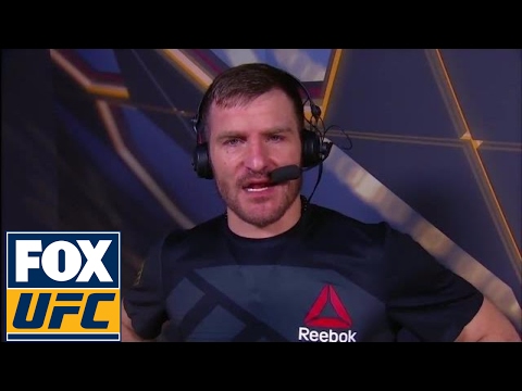 Stipe Miocic speaks after heavyweight title fight vs. Junior Dos Santos | UFC 211