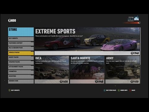 Ghost Recon Wildlands Extreme Sports pack added