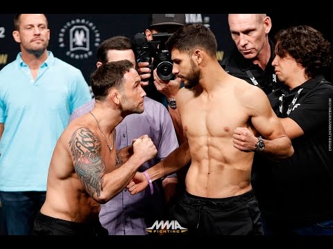 UFC 211 Weigh-Ins: Frankie Edgar vs. Yair Rodriguez Staredown – MMA Fighting