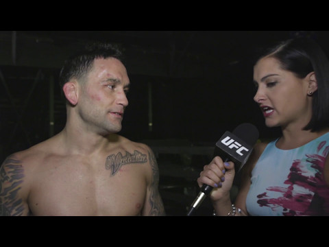 UFC 211: Frankie Edgar Backstage Interview