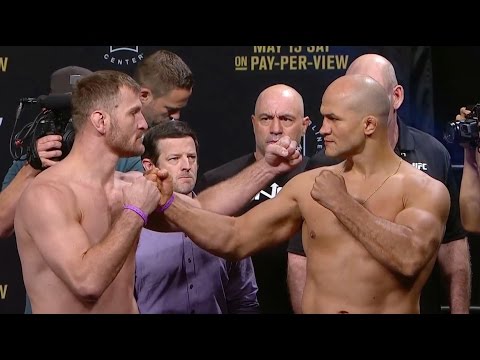 UFC 211: Weigh-in Faceoffs