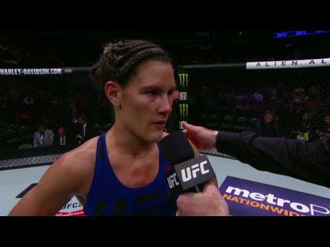 UFC 211: Cortney Casey Octagon Interview