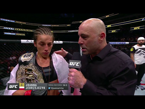 UFC 211: Joanna Jedrzejczyk and Jessica Andrade Octagon Interviews