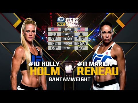 Fight Night Singapore Free Fight: Holly Holm vs Marion Reneau