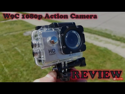 Budget action cam (Artek W9C Full HD Wifi action sports camera) unboxing!!