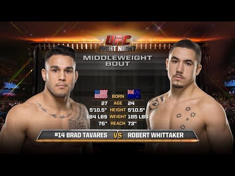 UFC 213 Free Fight: Robert Whittaker vs Brad Tavares