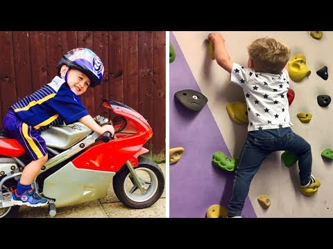 Daredevil Three Year Old Takes On Extreme Sports
