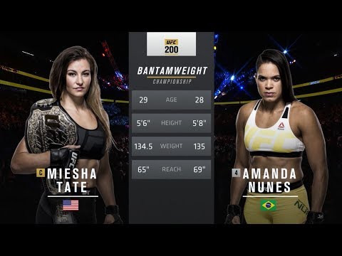 UFC 213 Free Fight: Amanda Nunes vs Miesha Tate