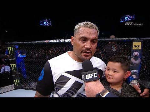 Fight Night Auckland: Mark Hunt Octagon and Derrick Lewis Retirement Interview