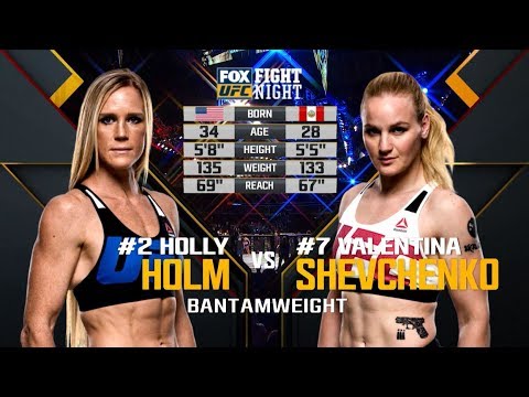 UFC 213 Free Fight: Valentina Shevchenko vs Holly Holm