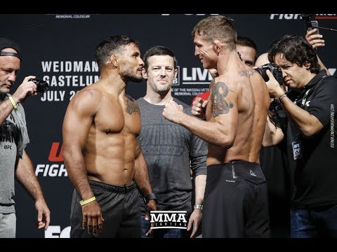 UFC on FOX 25: Dennis Bermudez vs. Darren Elkins Staredown – MMA Fighting