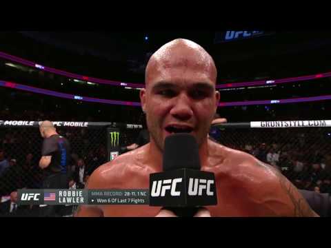 UFC 214: Robbie Lawler Octagon Interview