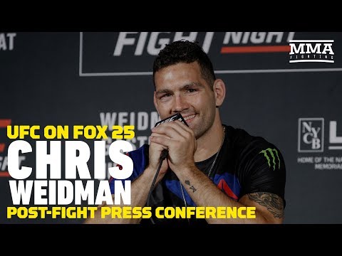 UFC on FOX 25: Chris Weidman Post-Fight Press Conference – MMA Fighting