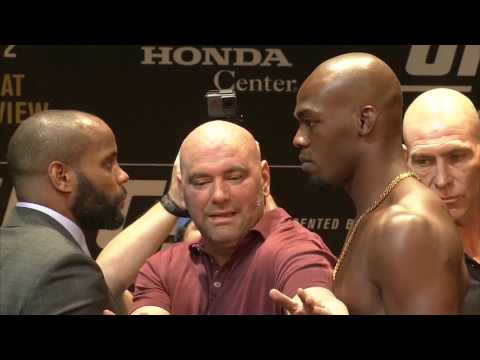 UFC 214: Cormier vs Jones 2 Press Conference Faceoff