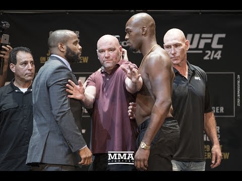 UFC 214: Daniel Cormier vs. Jon Jones 2 Staredown – MMA Fighting