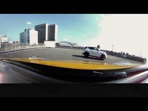 Nissan JukeCam: world’s first integrated 360º action sports and dashcam (dashcam perspective)