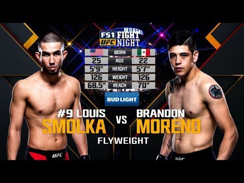 Fight Night Mexico City Free Fight: Brandon Moreno vs Louis Smolka