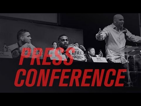 UFC Press Conference: Bisping vs St-Pierre