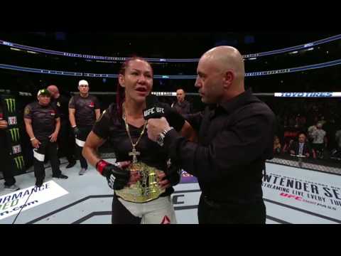 UFC 214: Cris Cyborg Octagon Interview