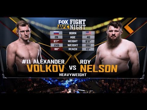 Fight Night Rotterdam Free Fight: Alexander Volkov vs Roy Nelson