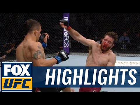 Alex White TKO’s  Mitch Clarke in the second round | HIGHLIGHTS | UFC 215 PRELIMS