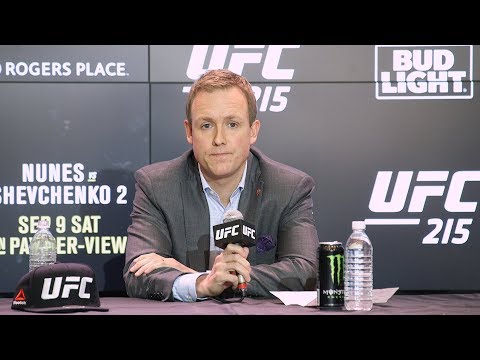 UFC 215: UFC Exec David Shaw Post-Fight Press Conference – MMA Fighting