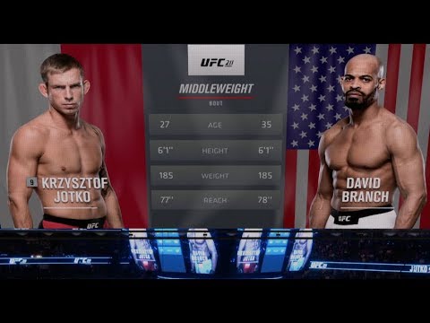 Fight Night Pittsburgh Free Fight: David Branch vs Krzysztof Jotko