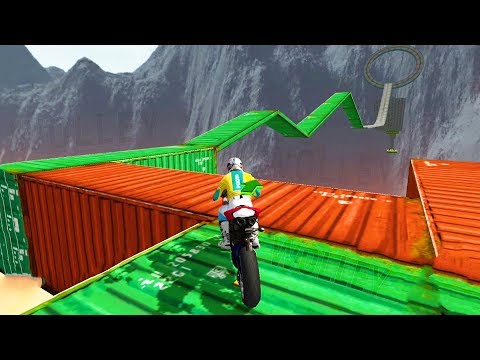 Impossible Motor Bike Tracks #2 Extreme Sports Bike Stunts Android Gameplay HD – Bike Games For Kids