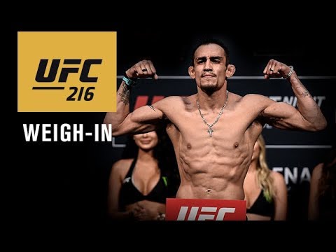 UFC 216: Official Weigh-in