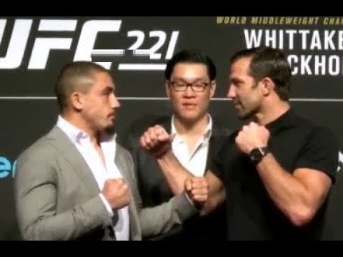 Luke Rockhold, Robert Whittaker discuss UFC 221 fight