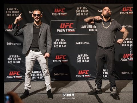 UFC on FOX 26: Mike Perry vs. Santiago Ponzinibbio Media Day Staredown – MMA Fighting