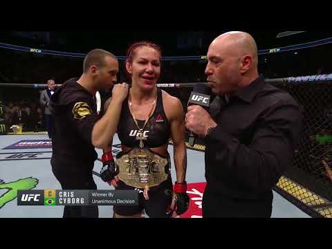 UFC 219: Cris Cyborg – Octagon Interview