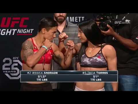 UFC Orlando: Encarada entre Jéssica Andrade e Tecia Torres