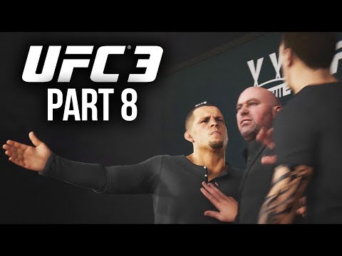 EA Sports UFC 3 Career Mode Gameplay Walkthrough Part 8 – NATE DIAZ RIVAL FIGHT