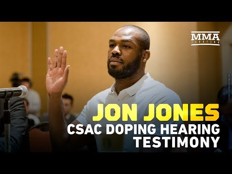 Jon Jones Defense Testimony at CSAC Doping Hearing – MMA Fighting