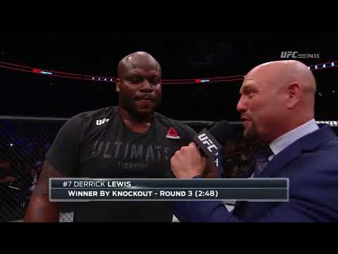 Fight Night Austin: Derrick Lewis Octagon Interview