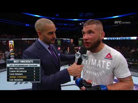 Fight Night Orlando: Jeremy Stephens Octagon Interview