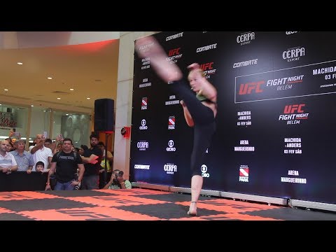 Valentina Shevchenko Shows Off Striking Dance at UFC Belem Workouts – MMA Fighting