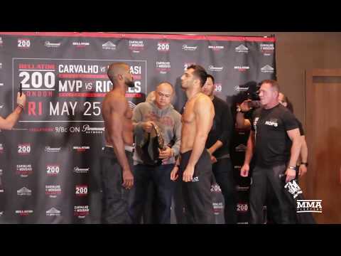 Bellator 200 Weigh-Ins: Rafael Carvalho vs. Gegard Mousasi Staredown – MMA Fighting